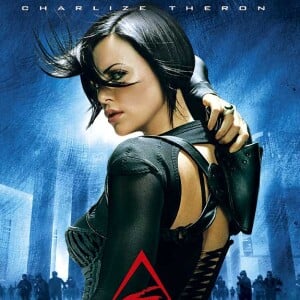 Affiche du film de science-fiction "AEon Flux" sorti en 2005