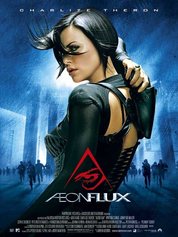 Affiche du film de science-fiction "AEon Flux" sorti en 2005