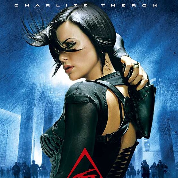 Affiche du film de science-fiction "AEon Flux" sorti en 2005
