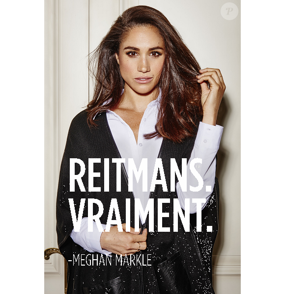 Photo de campagne des magasins Reitmans mettant en vedette l'ex-égérie Meghan Markle.