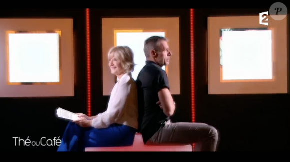 Lambert Wilson dans l'émission "Thé ou café" sur France 2. Le 15 avril 2017.