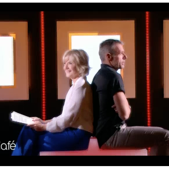 Lambert Wilson dans l'émission "Thé ou café" sur France 2. Le 15 avril 2017.