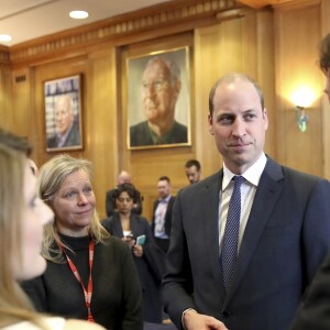 Le prince William, duc de Cambridge, à la projection du documentaire "Mind over Marathon" à la BBC Radio Theatre à Londres. Le 18 avril 2017.