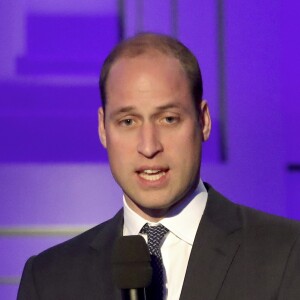 Le prince William, duc de Cambridge, à la projection du documentaire "Mind over Marathon" à la BBC Radio Theatre à Londres. Le 18 avril 2017.