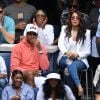 Carmelo Anthony, Lala Anthony et Kelly Rowland assistent à l'US Open 2016 au USTA Billie Jean King National Tennis Center à Flushing Meadows. New York, le 3 septembre 2016.