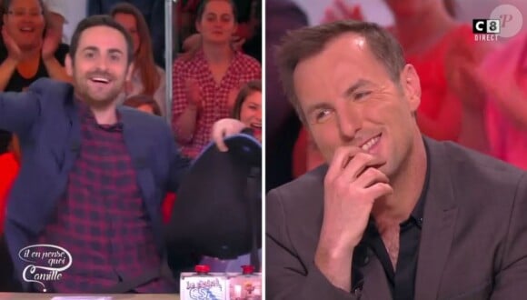 Camille Combal et Jean-Philippe Doux - "Il en pense quoi Camille ?", mercredi 19 avril 2017? C8