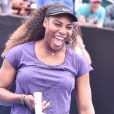 Serena Williams - Match de tennis caritatif à Auckland le 1 er janvier 2017.