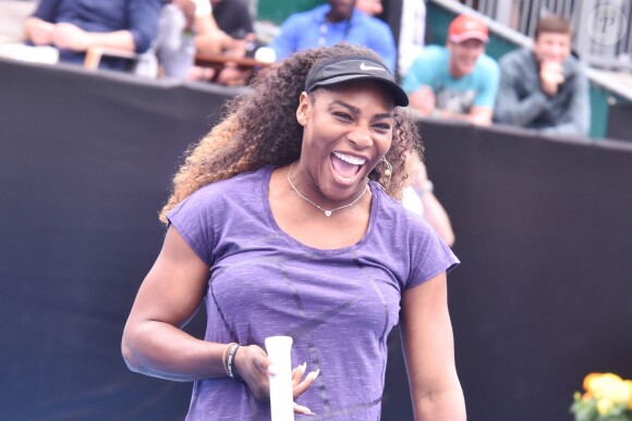 Serena Williams - Match de tennis caritatif à Auckland le 1 er janvier 2017.