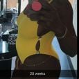 Serena Williams annonce sa grossesse sur Snapchat le 19 avril 2017.