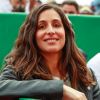 Maria Francisca Perello "Xisca" assiste à la victoire de son compagnon Rafael Nadal lors du Monte Carlo Rolex Masters 2017 le 19 avril 2017 à Roquebrune Cap Martin.