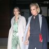 Gigi Hadid et sa mère Yolanda Hadid sont allées diner à New York, le 13 avril 2017
