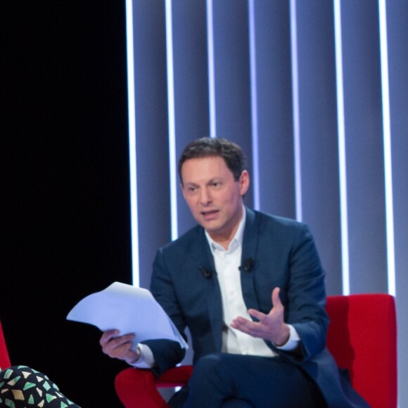 Exclusif - Enregistrement de l'émission "Le Divan" présentée par M.O.Fogiel avec Anny Duperey en invitée, qui sera diffusée le 25 avril sur France 3. Le 31 mars 2017 © Cyril Moreau / Bestimage