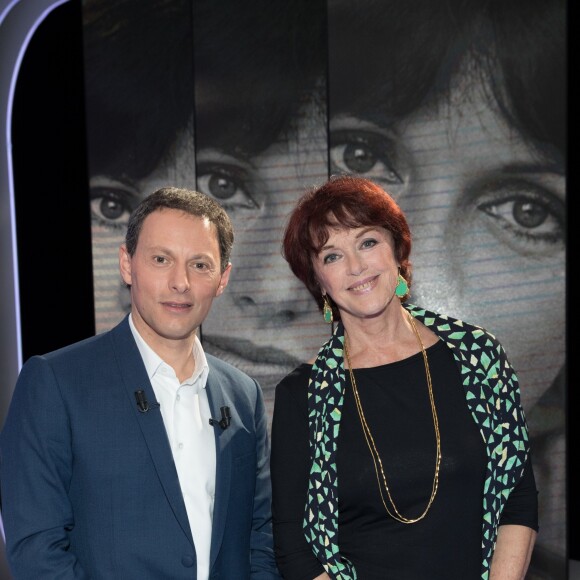 Exclusif - Enregistrement de l'émission "Le Divan" présentée par M.O.Fogiel avec Anny Duperey en invitée, qui sera diffusée le 25 avril sur France 3. Le 31 mars 2017 © Cyril Moreau / Bestimage