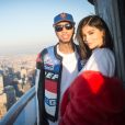 Kylie Jenner et Tyga visitent l'Empire State Building pour la Saint Valentin à New York, le 14 février 2017