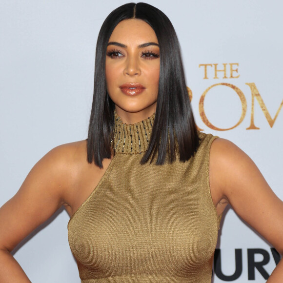 Kim Kardashian lors de la première "The Promise" à Hollywood, le 12 avril 2017.