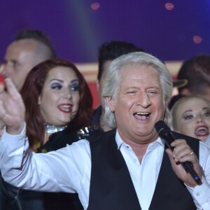 Exclusif - Patrick Sébastien - Enregistrement de l'émission "Le plus grand cabaret du monde" à La Plaine Saint-Denis, diffusée le 29 avril 2017. Le 11 avril 2017 © Giancarlo Gorassini / Bestimage