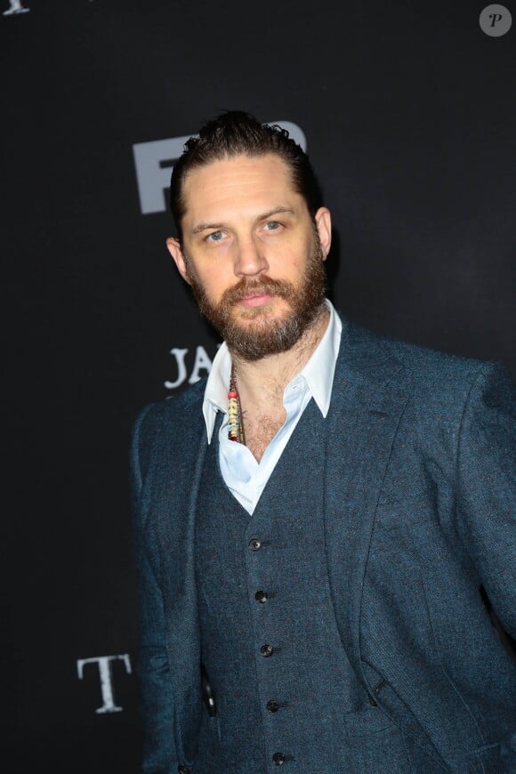 Tom Hardy lors de la première de ''Taboo'' à Los Angeles, le 9 janvier 2017.