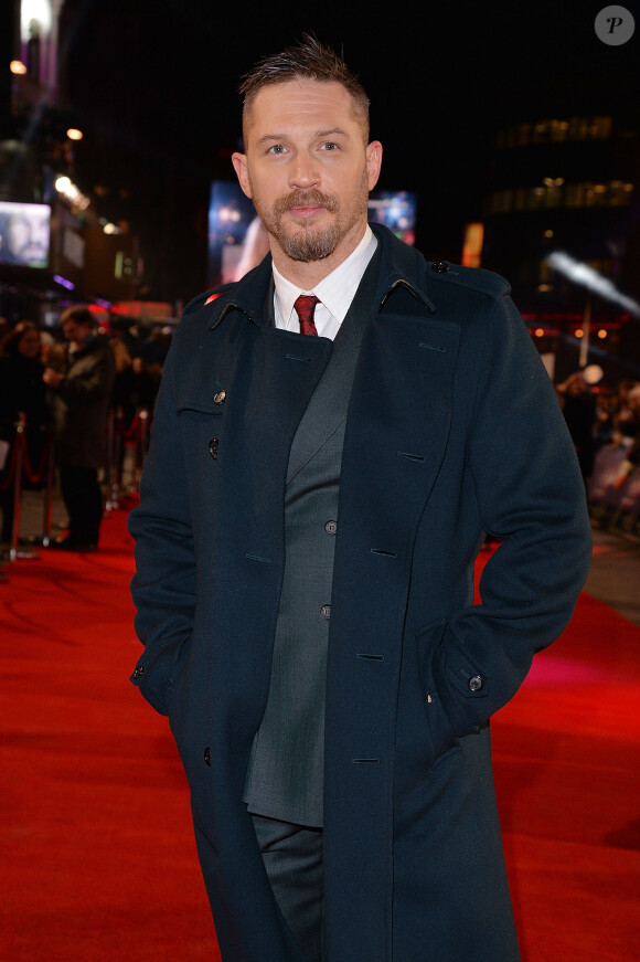Tom Hardy à la première du film ‘The Revenant' à Londres, le 14 janvier 2016