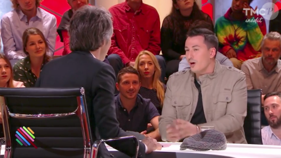 Jérémie Izarn sur le plateau de "Quotidien" sur TMC. Le 25 avril 2017.
