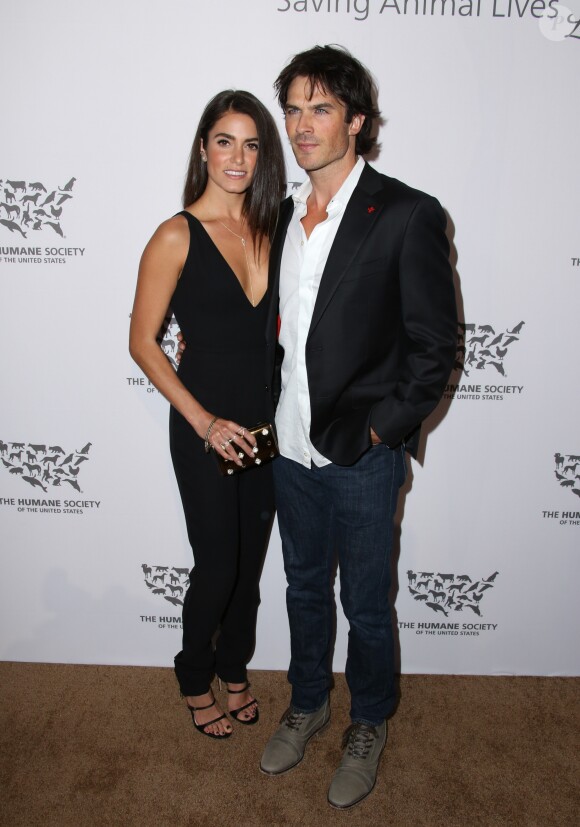 Ian Somerhalder et sa femme Nikki Reed à la soirée de Gala de The Humane Society of the United States' to the Rescue aux Paramount Studios à Hollywood, le 7 mai 2016