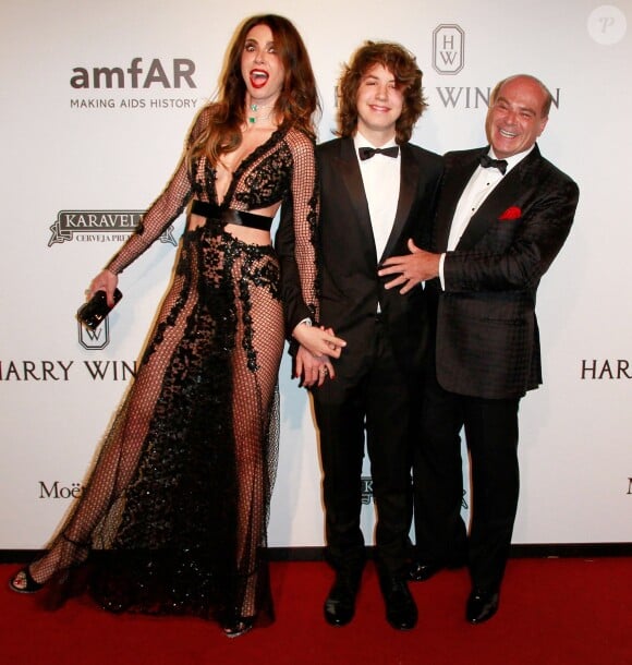 Luciana Gimenez assiste au gala de l'amfAR à São Paulo, le 27 avril 2017.