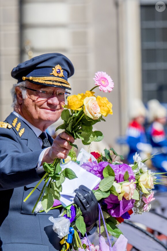 Le roi Carl Gustav de suède - Célébration du 71ème anniversaire du roi C. Gustav de Suède à Stockholm le 30 avril 2017 30/04/2017 - Stockholm