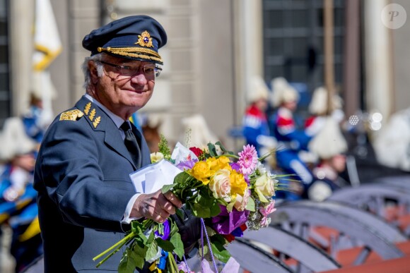 Le roi Carl Gustav de suède - Célébration du 71ème anniversaire du roi C. Gustav de Suède à Stockholm le 30 avril 2017 30/04/2017 - Stockholm