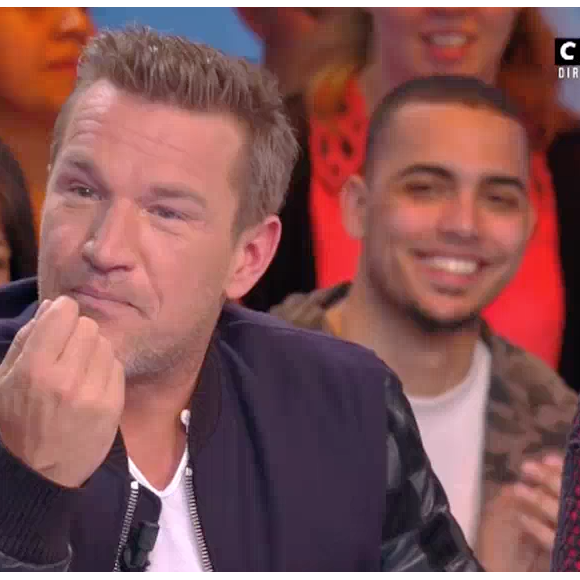 Benjamin Castaldi et Isabelle Morini-Bosc racontent comment ils ont failli mourir dans "Touche pas à mon poste" sur C8, le 2 mai 2017.