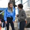 Exclusif - Kristen Stewart sur le tournage de "Untitled Lizzie Borden Project" accompagnée par sa nouvelle compagne le mannequin Stella Maxwell qui l'a rejoint à Savannah du 5 au 10 décembre 2016