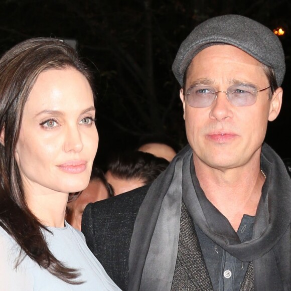 Angelina Jolie et son mari Brad Pitt à la première du film 'By The Sea' réalisé par Angelina à New York, le 3 novembre 2015