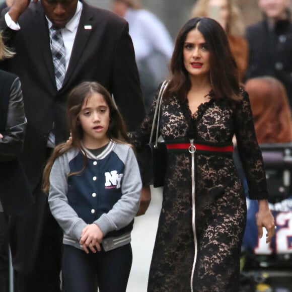 Salma Hayek et sa fille Valentina Paloma à Los Angeles le 29 mars 2016.