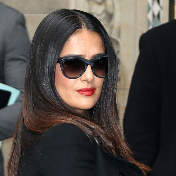 Salma Hayek - Les célébrités arrivent à la soirée "Variety's Power Of Women" à New York le 21 avril 2017.