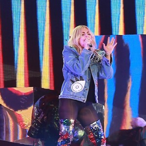Lady Gaga en concert à Coachella à Palm Springs, le 16 avril 2017