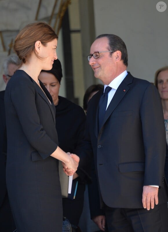 Juliette Méadel - Dernier conseil des ministres de la présidence de François Hollande au palais de l'Elysée à Paris. Le 10 mai 2017 © Veeren / Bestimage