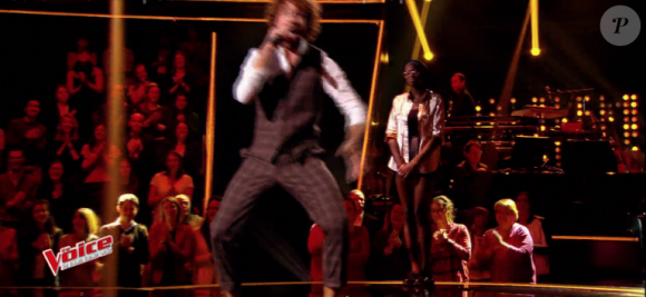 Marius dans "The Voice 6" le 13 mai 2017 sur TF1.