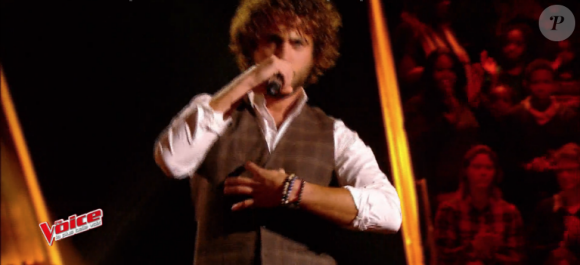 Marius dans "The Voice 6" le 13 mai 2017 sur TF1.