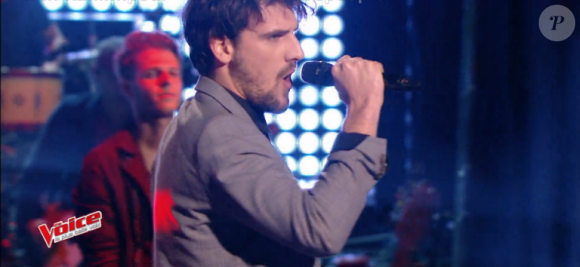 Valentin dans "The Voice 6" le 13 mai 2017 sur TF1.