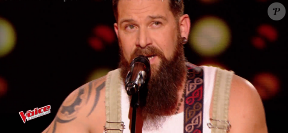 Will Barber dans "The Voice 6" le 13 mai 2017 sur TF1.