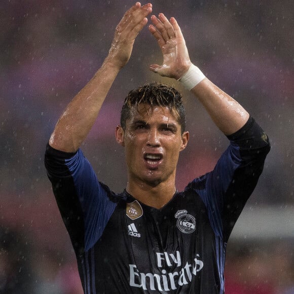Cristiano Ronaldo lors du match de Ligue des Champions, Demi-finale, Atlético Madrid - Real Madrid au stade Vicente Calderon à Madrid, le 10 mai 2017.