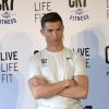 Cristiano Ronaldo est l'image de la salle de sport CR7 Fitness à Madrid le 13 mars 2017.