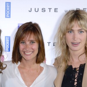Charlotte des Georges, Julie de Bona et Pauline Lefevre - Photocall de la série "Juste un regard", adaptation du roman à succès de l'écrivain H. Coben, au cinéma Gaumont Champs-Elysées Marignan à Paris, France, le 11 mai 2017