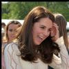 Catherine (Kate) Middleton, duchesse de Cambridge accueille les enfants de ceux qui sont morts au service des Forces armées lors d'une une fête au palais de Buckingham à Londres le 13 mai 2017.