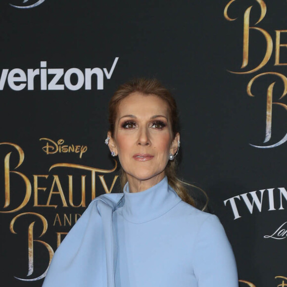 Celine Dion à la première de "La belle et la bête" à Los Angeles le 2 mars 2017.