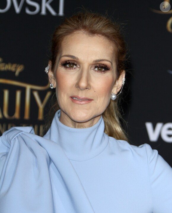 Celine Dion à la première de "La belle et la bête" à Los Angeles le 2 mars 2017.