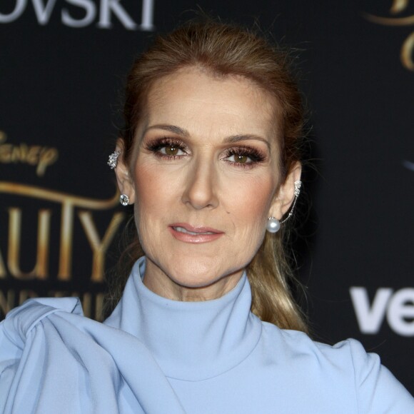 Celine Dion à la première de "La belle et la bête" à Los Angeles le 2 mars 2017.