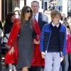 Exclusif - Melania Trump et son fils Barron à New York, le 17 novembre 2016.