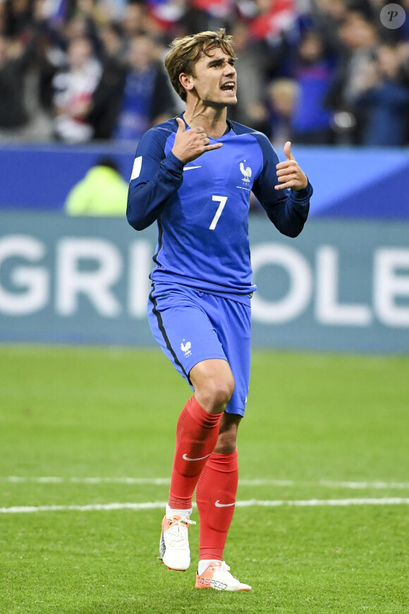 Antoine Griezmann lors du match de qualification pour la Coupe du Monde 2018, "France-Bulgarie" au Stade de France à Saint-Denis, le 7 octobre 2016. © Pierre Perrusseau/Bestimage