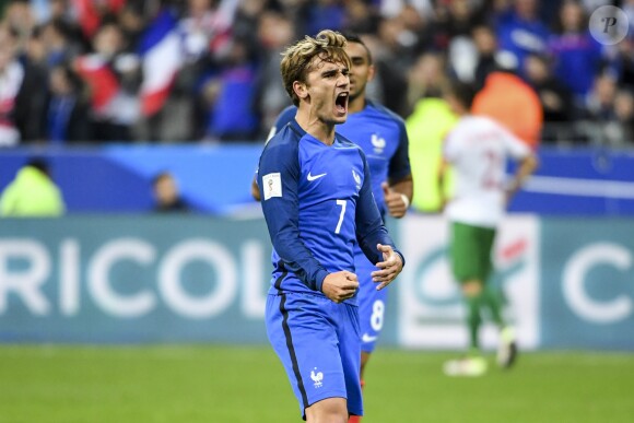 Antoine Griezmann lors du match de qualification pour la Coupe du Monde 2018, "France-Bulgarie" au Stade de France à Saint-Denis, le 7 octobre 2016. © Pierre Perrusseau/Bestimage