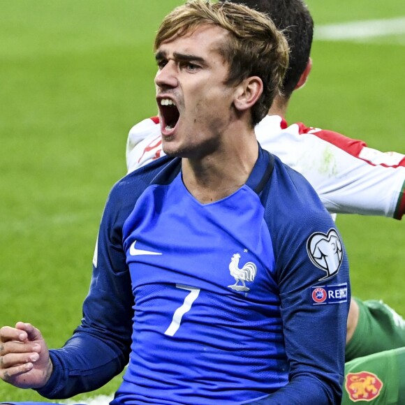 Antoine Griezmann lors du match de qualification pour la Coupe du Monde 2018, "France-Bulgarie" au Stade de France à Saint-Denis, le 7 octobre 2016. © Pierre Perrusseau/Bestimage