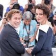 Mathieu Amalric et Jeanne Balibar au photocall de "Barbara" lors du 70ème Festival International du Film de Cannes, le 18 mai 2017. © Borde-Jacovides-Moreau/Bestimage